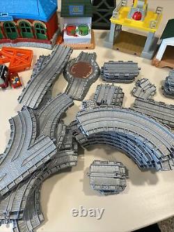 Thomas & Friends Take Along Ultimate Playset with Bonus Tracks And Trains Huge Lot