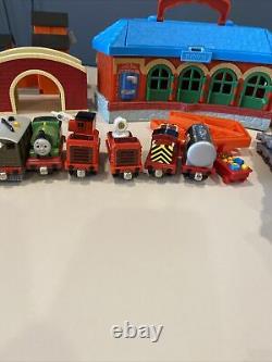 Thomas & Friends Take Along Ultimate Playset with Bonus Tracks And Trains Huge Lot