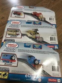 Thomas & Friends TrackMaster Motorized Railway Crash & Repair Train-RARE 3pc Lot