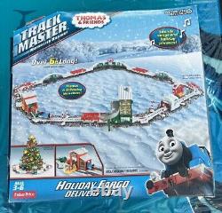 Thomas & Friends Trackmaster Christmas Holiday Cargo Delivery Set