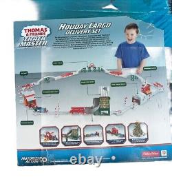 Thomas & Friends Trackmaster Christmas Holiday Cargo Delivery Set