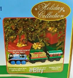 Thomas & Friends Train Around-the-tree Set Plays Holiday tune Jingle Bells