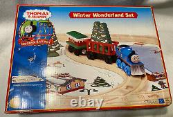 Thomas & Friends WINTER WONDERLAND SET wooden railway train tank engine NIB RARE