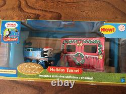 Thomas & Friends Wooden Holiday Christmas Train & Tunnel New in Box Rare