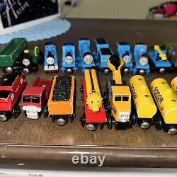 Thomas & Friends Wooden Railway BIG LOT 45 TRAINS & VEHICLES Vintage Rare