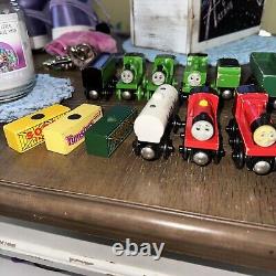 Thomas & Friends Wooden Railway BIG LOT 45 TRAINS & VEHICLES Vintage Rare