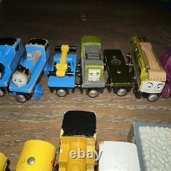 Thomas & Friends Wooden Railway BIG LOT 45 TRAINS & VEHICLES Vintage Rare