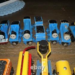 Thomas & Friends Wooden Railway BIG LOT 45 TRAINS & VEHICLES Vintage Rare