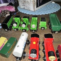 Thomas & Friends Wooden Railway BIG LOT 45 TRAINS & VEHICLES Vintage Rare