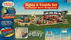 Thomas & Friends Wooden Railway Deluxe Sights And Sound Set Mint New In Box