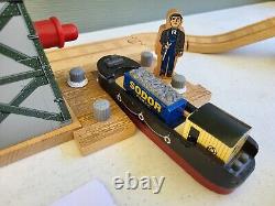 Thomas & Friends Wooden Railway Down By The Docks Set READ