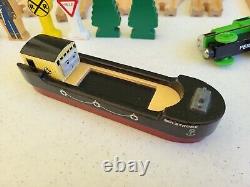 Thomas & Friends Wooden Railway Down By The Docks Set READ