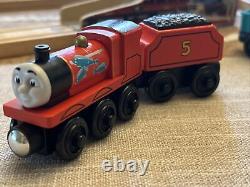 Thomas & Friends Wooden Railway JAMES' FISHY DELIVERY Limited Set COMPLETE VGUC