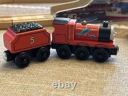 Thomas & Friends Wooden Railway JAMES' FISHY DELIVERY Limited Set COMPLETE VGUC