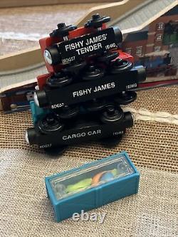 Thomas & Friends Wooden Railway JAMES' FISHY DELIVERY Limited Set COMPLETE VGUC