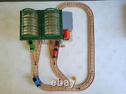 Thomas & Friends Wooden Railway Knapford Station Set Talking Railway Complete