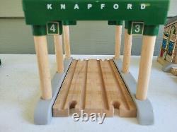 Thomas & Friends Wooden Railway Knapford Station Set Talking Railway Complete