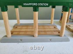 Thomas & Friends Wooden Railway Knapford Station Set Talking Railway Complete