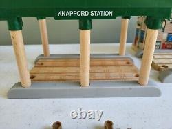 Thomas & Friends Wooden Railway Knapford Station Set Talking Railway Complete