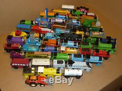 Thomas & Friends Wooden Railway Magnetic Train and Vehicle Lot of 54 Pieces