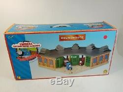 Thomas & Friends Wooden Railway Roundhouse HUGE Lot Cars Trains Extras Sodor