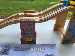 Thomas & Friends Wooden Railway Start Your Engines Race Set HTF Complete