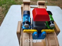 Thomas & Friends Wooden Railway Start Your Engines Race Set HTF Complete