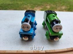 Thomas & Friends Wooden Railway Start Your Engines Race Set HTF Complete