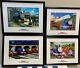 Thomas & Friends Wooden Railway Train Chroma Cel WALL ART Lot x4 Framed Pictures
