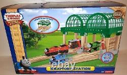 Thomas &Friends Wooden Railway Train Knapford Station with MANY EXTRAS! L@@K! WOW