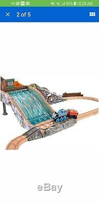 Thomas & Friends Wooden Railway Train LUMBER YARD WATERFALL ADVENTURE SET NEW