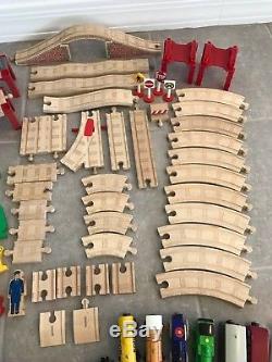 Thomas & Friends Wooden Railway Train Lot 100+ Pieces ENGINES TENDERS TRACKS +