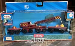 Thomas & Friends Wooden Railway Train ROCKY CRANE 2007 NEW IN BOX RARE READ