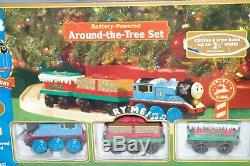 Thomas & Friends Wooden Railway Train Tank Around the Tree Christmas Set NEW