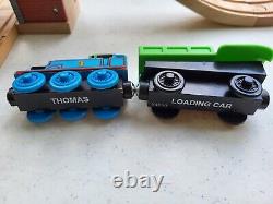 Thomas & Friends Wooden Railway Trotters Farmhouse Pig Parade Set Complete HTF