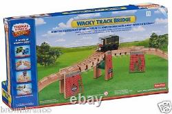 Thomas Friends Wooden Railway Wacky Track Bridge 3 Risers Twisty Track + Paxton