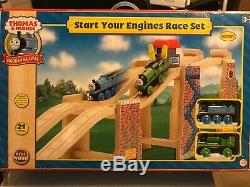 Thomas & Friends Wooden Start Your Engines Race Set 2008 LC99570 Learning Curve