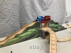 Thomas & Friends Wooden Train Mountain Tunnel Set Clickity Clack RARE