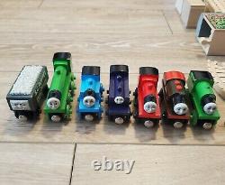 Thomas Tank Engine & Friends Wooden Railway A Day at the Works Set With Extras