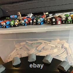 Thomas Tank Engine & Friends wooden trains, tracks and buildings 36 VEHICLES LOT