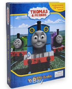 Thomas The Tank Engine 2015 Set Of 12 Figures & My Busy Book & Map