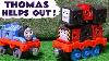 Thomas The Tank Engine Helps Out With Different Faces U0026 Naughty George Steals Paw Patrol Train Tt4u