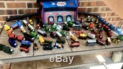 Thomas The Tank Engine Lot of Over 70 Wooden Trains Magnetic Vintage. Plus Bag