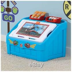 Thomas The Tank Engine Toddler Bed and Toy Box Bundle Play & Sleep