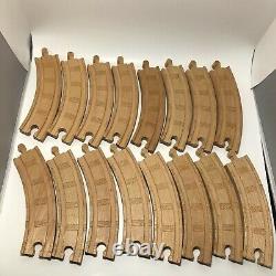 Thomas The Tank Engine WOODEN TRACKS Lot of 107 pieces