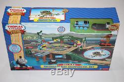 Thomas The Tank Engine Wooden Railway Deluxe Brendam Bay Shipping Co. Set