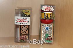 Thomas The Tank Engine Wooden Railway Water Tower & Sodor Bay LightHouse RARE