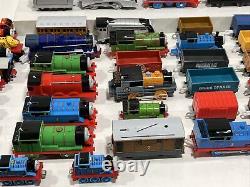 Thomas The Train Locomotive Vintage Lot Of Trains Plastic Wood & Metal 80 Plus