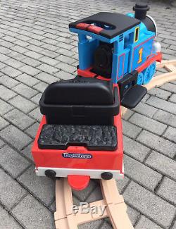 Thomas The Train Ride On Tank Engine Peg-Perego 6V with Battery, Charger, Track
