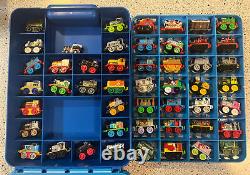 Thomas The Train Tank Engine & Friends Mini Minis Lot of 48 With Carrying Case
